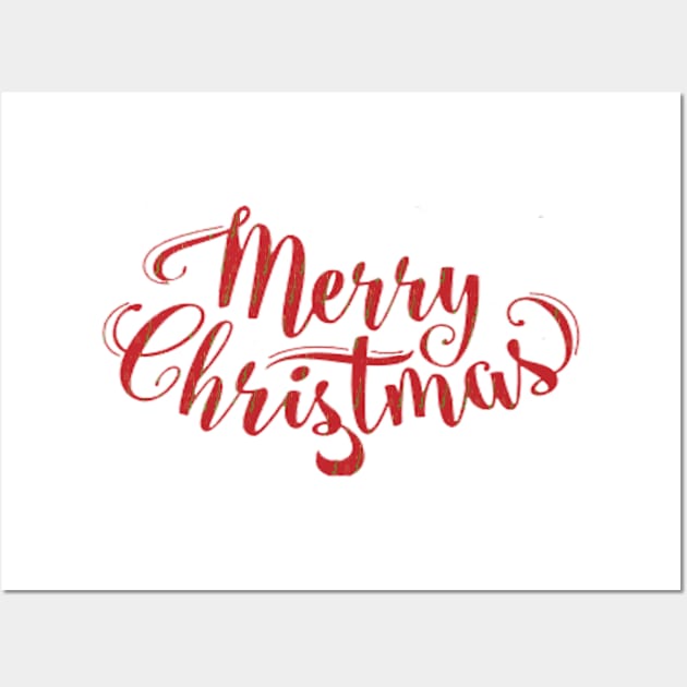 merry christmas design Wall Art by Skylimit